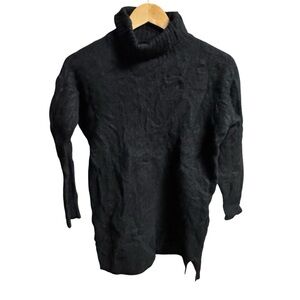 Polo‎ Ralph Lauren size medium black cowl neck sweater, wool/cashmere blend.